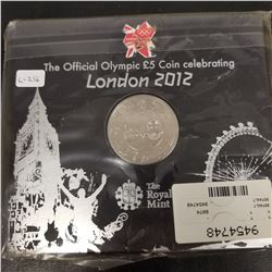 London 2012 Olympic Uncirculated Â£5 Coin.