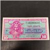 Image 1 : USA 521 Military payment certificate ten cents