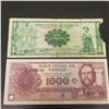 Image 1 : Bank of Paraguary Bills 1 & 1000