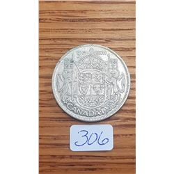 1938 Canada 50 cent piece