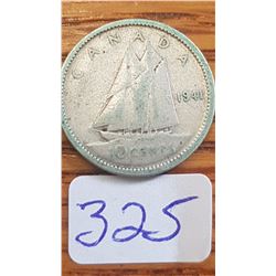 1941 Canada 10 cent piece