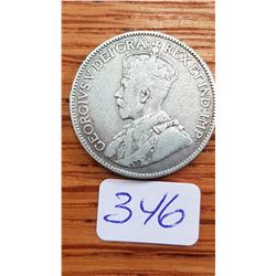 1920 Canada 25 cent piece