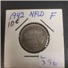 Image 1 : 1942 Newfoundland dime