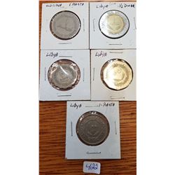 5 Coins from Libya