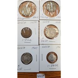 12 coins from India