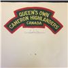 Image 5 : Scrap Book with misc. badges from RCAF, United Nations Badge, Canadian Shoulder Flashes, to Minor