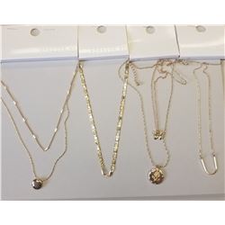 4 Pieces of Forever 21 Fashion Jewelry Necklace, Butterfly Pendent