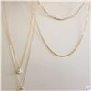 Image 4 : 4 Pieces of Forever 21 Fashion Jewelry. Four Chains, Three With Pendents