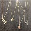 Image 1 : 4 Pieces of Forever 21 Fashion Jewelry Four Necklace's each with Pendent