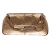 Image 1 : Fendi Rose Gold Snakeskin Small Clutch Handbag