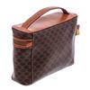 Image 2 : Celine Brown Monogram Coated Canvas Leather Cosmetic Vanity Bag