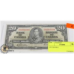 1937 $20 BILL