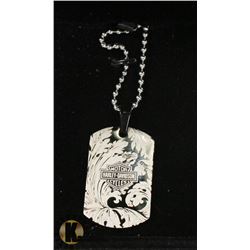 HARLEY DAVIDSON DOG TAG CHAIN WITH GIFTBOX