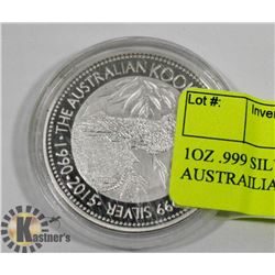 1OZ .999 SILVER COIN - THE AUSTRALIAN KOOKABURRA