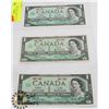 Image 1 : LOT OF 3 1967 $1 CANADIAN