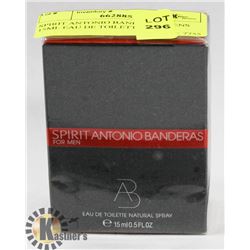 SPIRIT ANTONIO BANDERAS MENS 15ML EAU DE TOILETTE