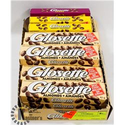 LOT OF ASSORTED GLOSETTES.