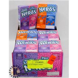 LOT OF NERDS CANDY.