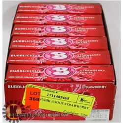 LOT OF BUBBLICIOUS STRAWBERRY GUM.