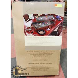 NEW PORTABLE TABLE TOP GAME ASSORTMENT