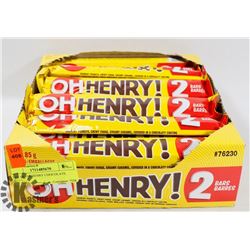 LOT OF OH HENRY CHOCOLATE BARS.