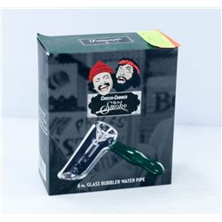 CHEECH & CHONGS UP IN SMOKE 6" GLASS BUBBLER WATER