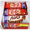 Image 1 : BOX OF KIT KAT & AERO CHOCOLATE.
