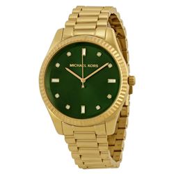 NEW MICHAEL KORS GREEN FACE WATCH MSRP $301