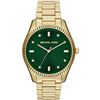 Image 4 : NEW MICHAEL KORS GREEN FACE WATCH MSRP $301