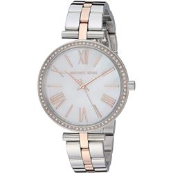NEW MICHAEL KORS TWO-TONE MACY WATCH. MSRP $301
