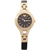 Image 2 : NEW EMPORIO ARMANI GOLD TONE LEATHER BAND WATCH