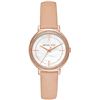 Image 1 : MICHAEL KORS CINTHIA ROSE GOLD-TONE & NUDE LEATHER