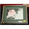 Image 1 : FRAMED FLOWER PICTURE 25 X 22