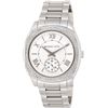 Image 4 : NEW MICHAEL KORS BRYN SILVER DIAL ST. STEEL WATCH
