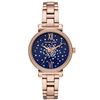 Image 1 : NEW MICHAEL KORS SOFIE ROSE GOLD BLUE DIAL WATCH