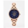 Image 4 : NEW MICHAEL KORS SOFIE ROSE GOLD BLUE DIAL WATCH