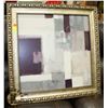 Image 1 : LARGE ORNATE FRAMED ABSTRACT PICTURE, 30 X 30