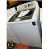Image 1 : GE WHITE WASHING MACHINE W/ STAINLESS STEEL