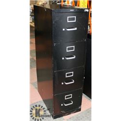 4 DRAWER LETTER SIZE FILE CABINET, LOCKING WITH KE