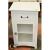 Image 1 : WHITE SOLID WOOD CABINET WITH GLASS