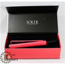 SOLEIL MINI PINK FLAT IRON WITH CERAMIC PLATES
