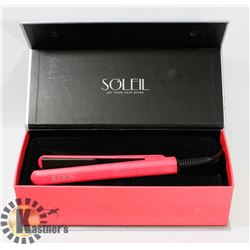 SOLEIL MINI PINK FLAT IRON WITH CERAMIC PLATES