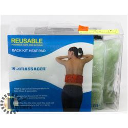 IQ MASSAGER REUSABLE BACK KIT HEATING PAD