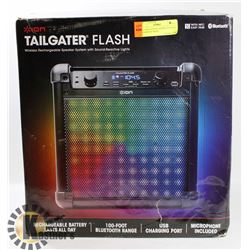 ION TAILGATER FLASH BLUETOOTH SPEAKER W/ MUSIC