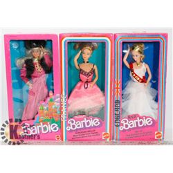 LOT OF THREE VINTAGE WORLD BARBIES:  RUSSIA,
