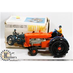 1950S MARX TRICKY TOMMY TRACTOR WITH BOX.