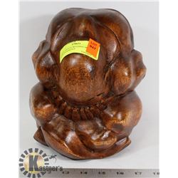 HANDCARVED WEEPING MONK FROM INDONESIA