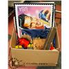 Image 1 : ASSORTED BOX OF ELVIS POSTERS AND ANTIQUES.