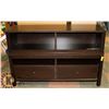 Image 1 : ESTATE WOOD ESPRESSO MEDIA/STORAGE