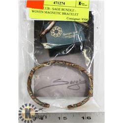 SERGO LUB - SAGE BUNDLE - WOVEN MAGNETIC BRACELET